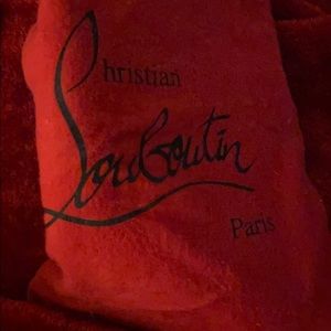 Christian LouBoutin Kate Red Sole Pumps, Black